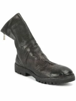 Guidi bottines zippées