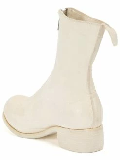 Guidi bottines zippées