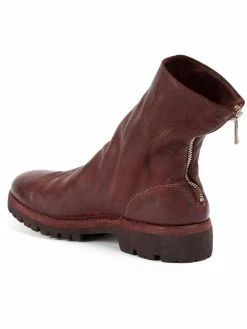 Guidi bottines zippées