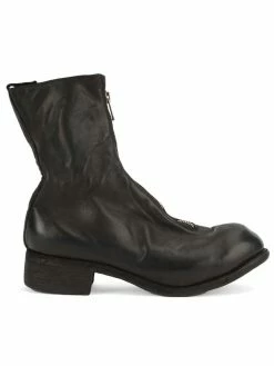 Guidi bottines zippées