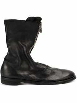 Guidi bottines zippées