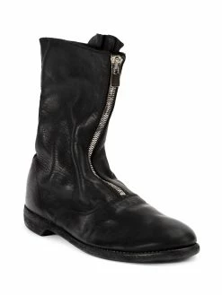 Guidi bottines zippées