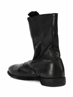 Guidi bottines zippées