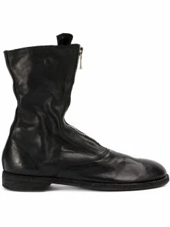 Guidi bottines zippées