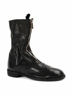 Guidi bottines zippées