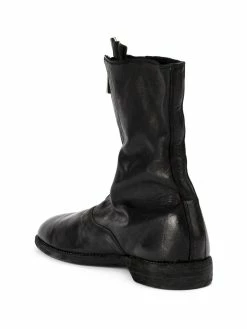 Guidi bottines zippées