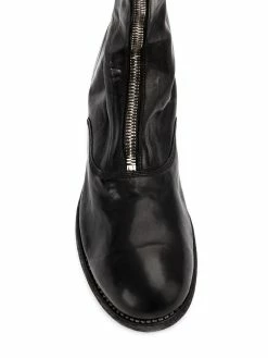 Guidi bottines zippées