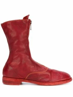 Guidi bottines zippées