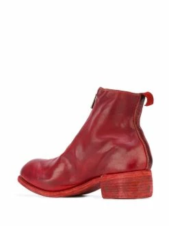 Guidi bottines zippées