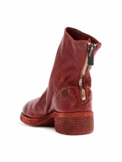 Guidi bottines zippées