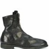 Guidi bottines à fermeture zippée sur le devant