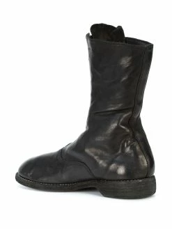 Guidi bottines à fermeture zippée sur le devant