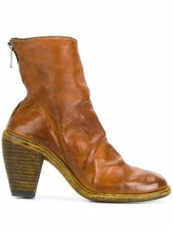 Guidi bottines zippées