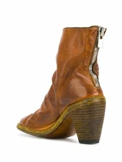 Guidi bottines zippées