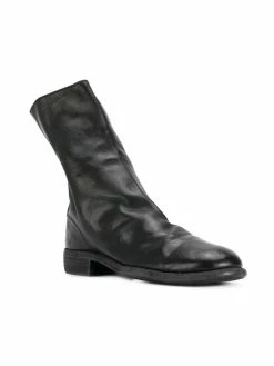 Guidi bottines à fermeture arrière zippée