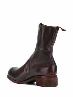 Guidi bottines zippées