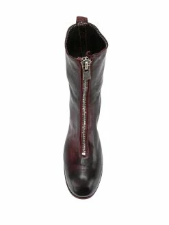 Guidi bottines zippées