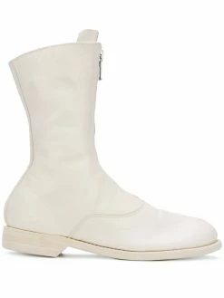 Guidi bottines structurées à fermeture zippé