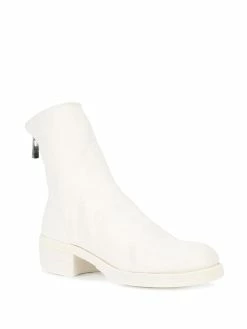 Guidi bottines à fermeture arrière zippée