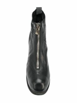 Guidi bottines zippées