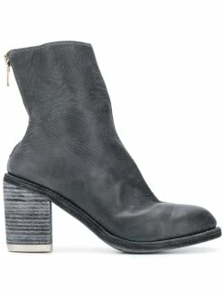 Guidi bottines zippées