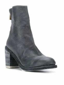 Guidi bottines zippées