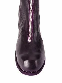 Guidi zip front ankle boots