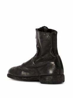 Guidi soft zip front ankle boots