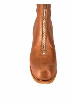 Guidi bottines à fermeture arrière zippée