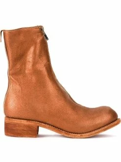 Guidi bottines zippées
