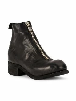 Guidi front zip biker boots