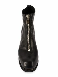 Guidi front zip biker boots