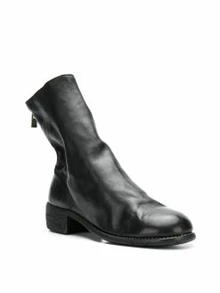 Guidi bottines à fermeture zippée arrière