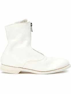 Guidi bottines zippées
