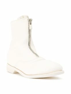 Guidi bottines zippées