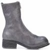 Guidi bottines à fermeture zippée devant