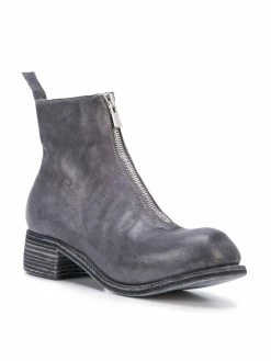 Guidi bottines à fermeture latérale zippée
