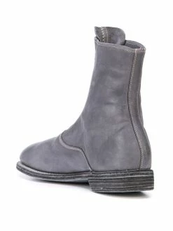Guidi bottines à fermeture zippée devant