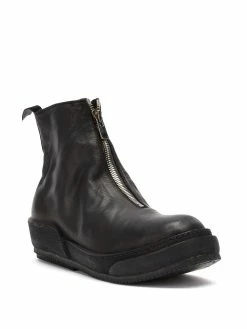 Guidi bottines zippées