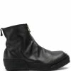 Guidi bottines à fermeture zippée