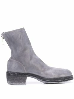 Guidi bottines zippées
