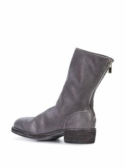Guidi bottines à fermeture zippée