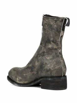Guidi bottines imprimées zippées