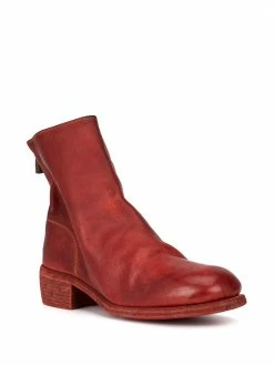 Guidi bottines à bout rond