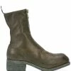 Guidi bottines à fermeture zippée