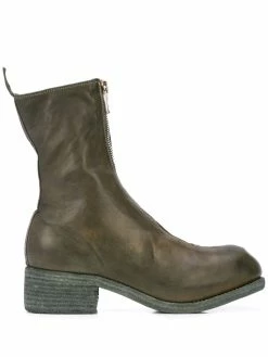 Guidi bottines à fermeture zippée