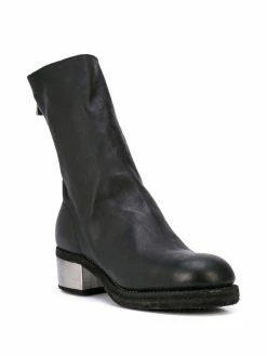 Guidi bottines à fermeture zippée