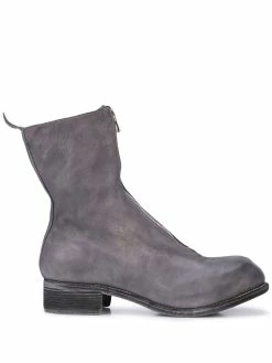 Guidi bottines à fermeture zippée