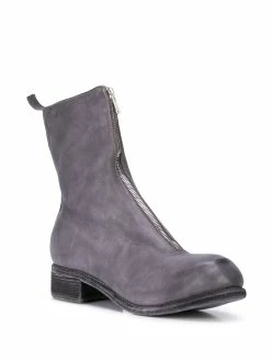 Guidi bottines à fermeture zippée