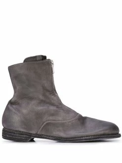 Guidi bottines à fermeture zippée